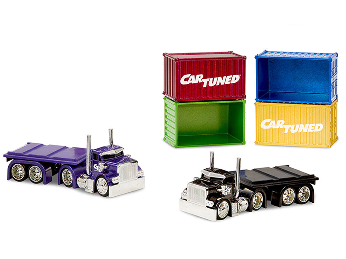 "Rigs" Container Case Series 1 Set of 4 Pieces Diecast Model Cars by CarTuned LuxuryLifeWay Online Store
