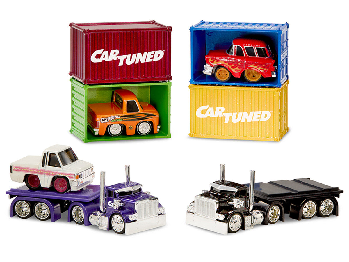 "Rigs" Container Case Series 1 Set of 4 Pieces Diecast Model Cars by CarTuned LuxuryLifeWay Online Store