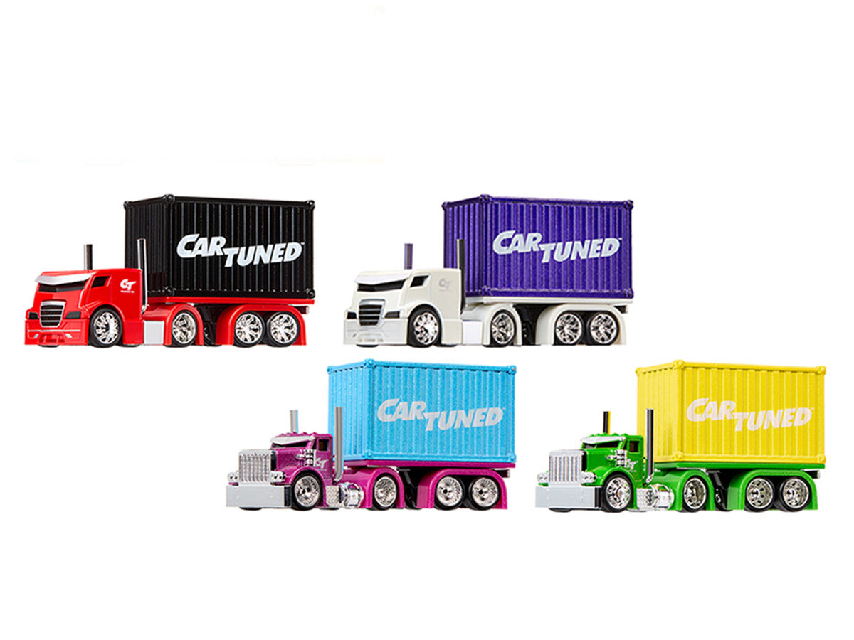 "Rigs" Container Case Series 2 Set of 4 Pieces Diecast Model Cars by CarTuned LuxuryLifeWay Online Store