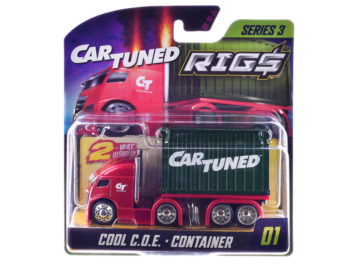 "Rigs" Container Case Series 3 Set of 4 Pieces Diecast Model Cars by CarTuned LuxuryLifeWay Online Store