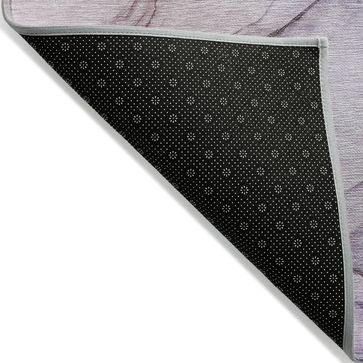 2' X 8' Gray and Purple Abstract Washable Non Skid Indoor Outdoor Runner Rug LuxuryLifeWay Online Store