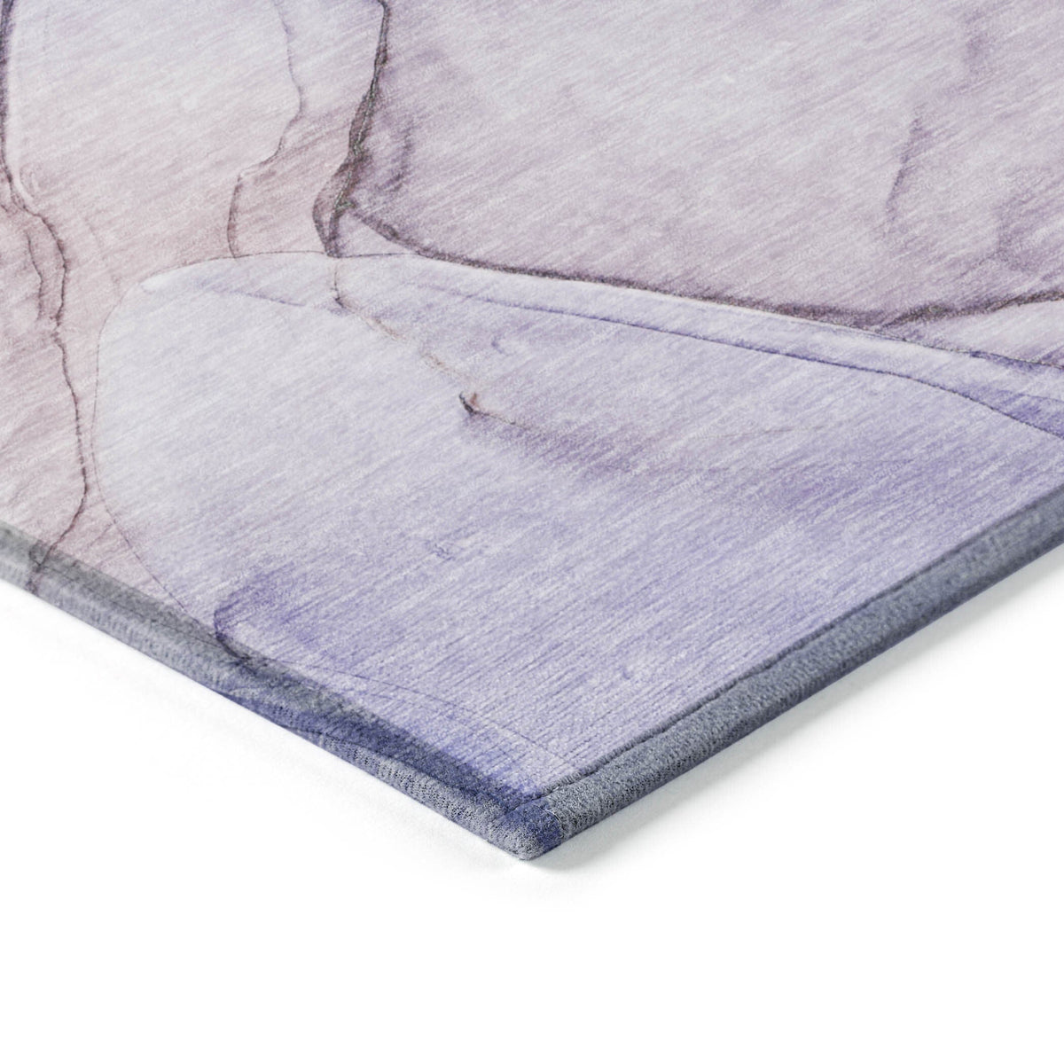 2' X 8' Gray and Purple Abstract Washable Non Skid Indoor Outdoor Runner Rug LuxuryLifeWay Online Store