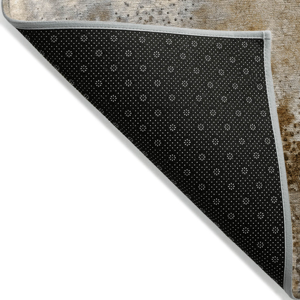 3' X 5' Brown Abstract Washable Non Skid Indoor Outdoor Area Rug LuxuryLifeWay Online Store