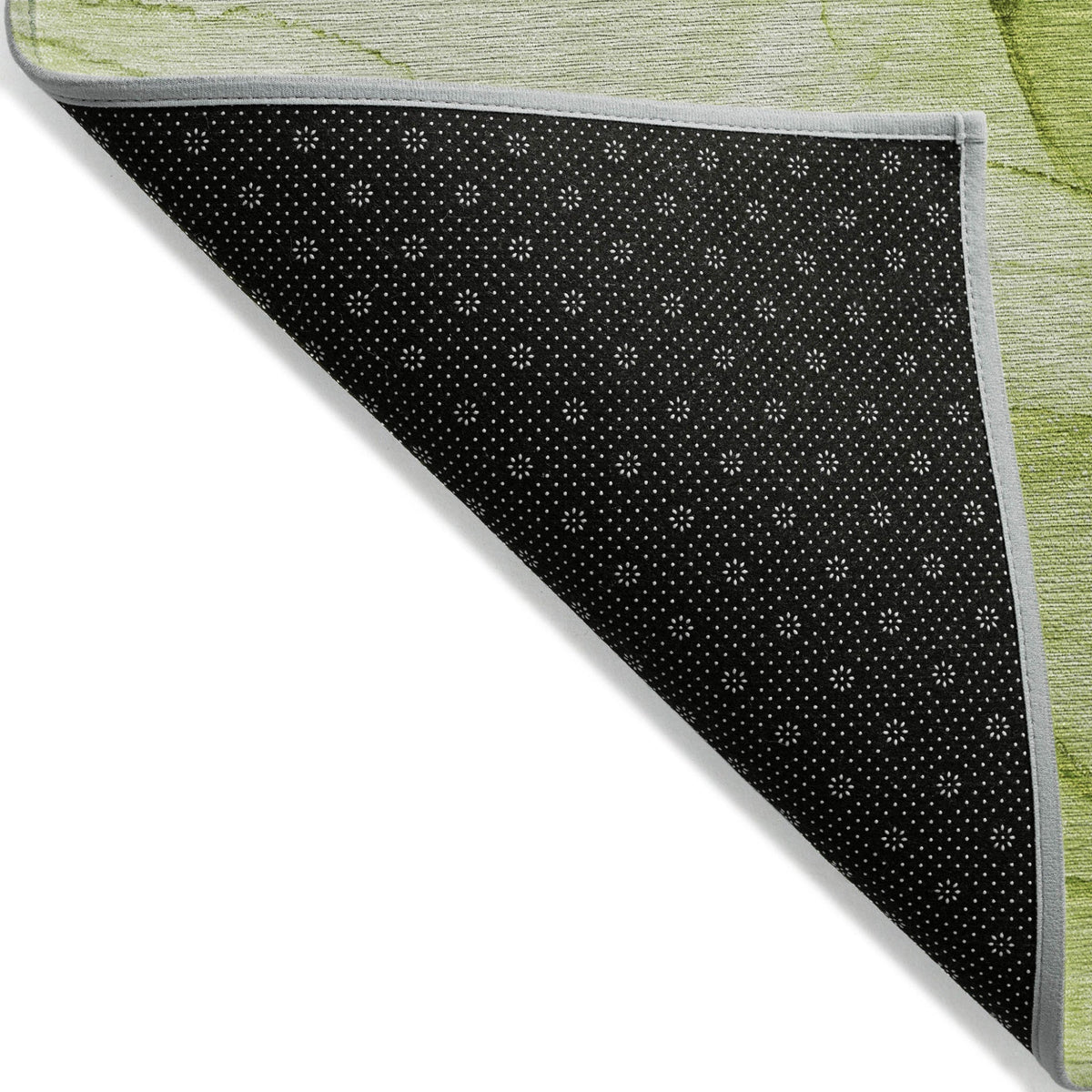3' X 5' Green Abstract Washable Non Skid Indoor Outdoor Area Rug LuxuryLifeWay Online Store