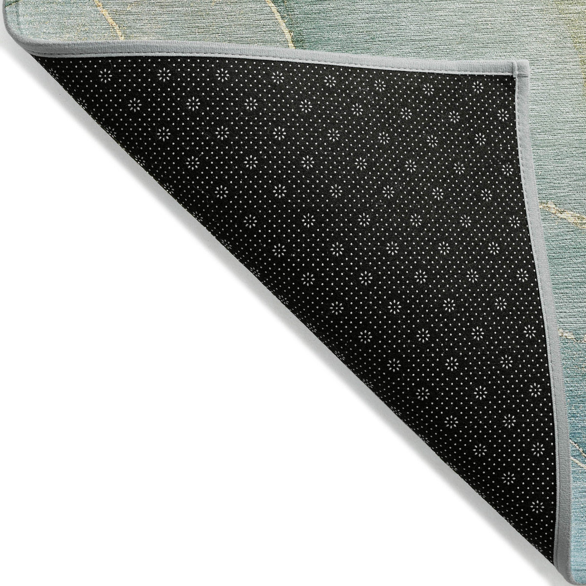 3' X 5' Green Abstract Washable Non Skid Indoor Outdoor Area Rug LuxuryLifeWay Online Store