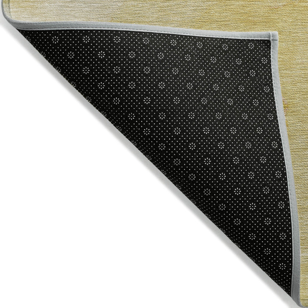 2' X 8' Gold Abstract Washable Non Skid Indoor Outdoor Runner Rug LuxuryLifeWay Online Store