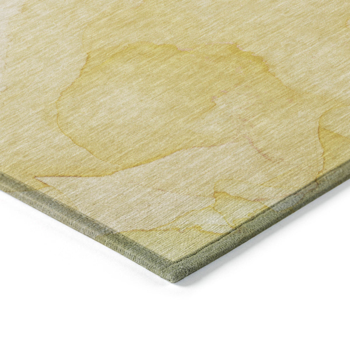 2' X 8' Gold Abstract Washable Non Skid Indoor Outdoor Runner Rug LuxuryLifeWay Online Store