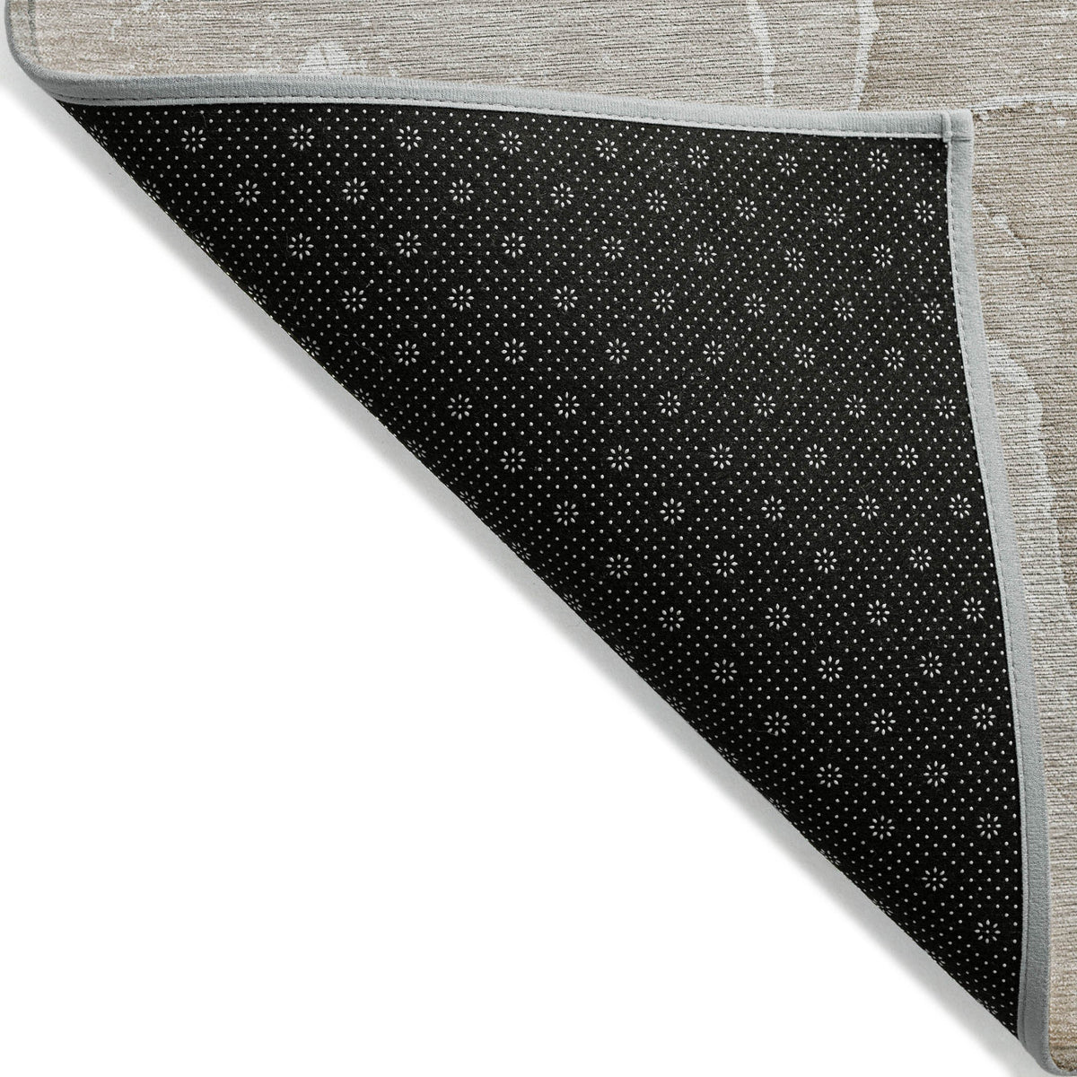 8' Runner Beige Abstract Washable Non Skid Indoor Outdoor Runner Rug LuxuryLifeWay Online Store