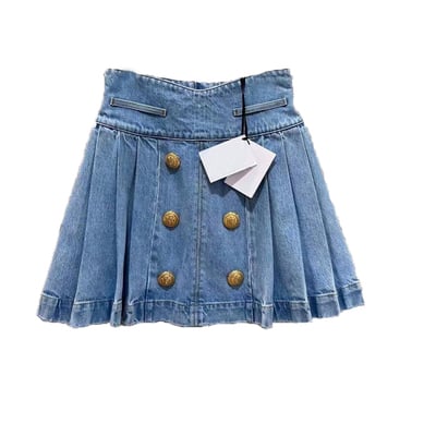 Designer Women's Niche Denim Skirt Pi-Mart
