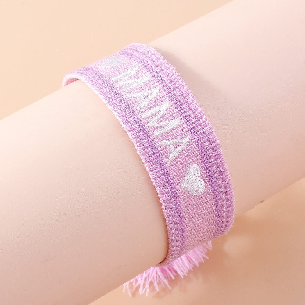 Mother's Day Woven Bracelet Commemorative Gift Strap LadyShow.Store
