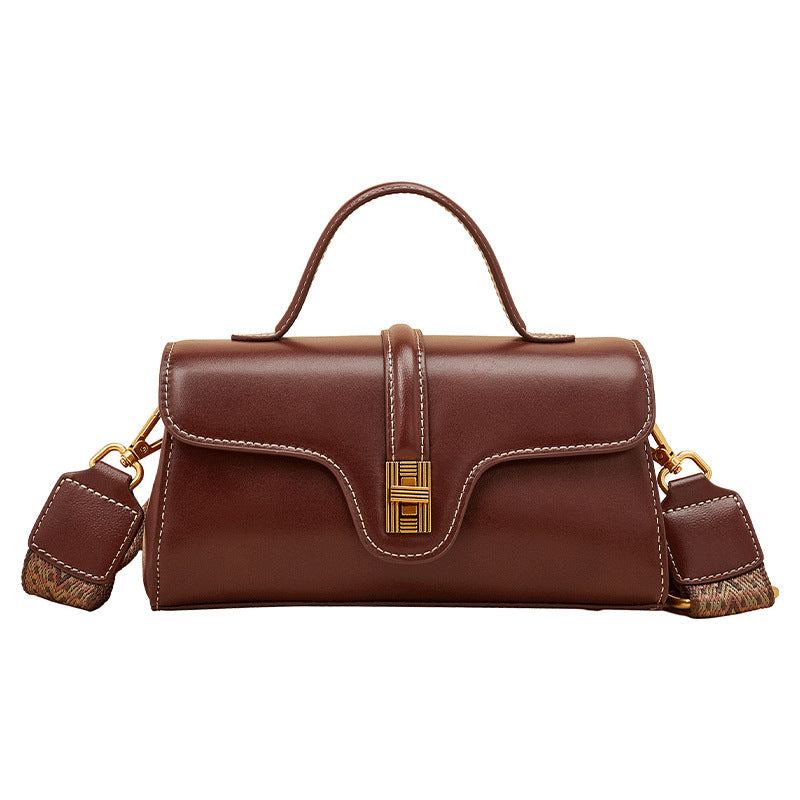Niche Original High Sense Mild Luxury Retro Cambridge Portable Messenger Bag LadyShow.Store