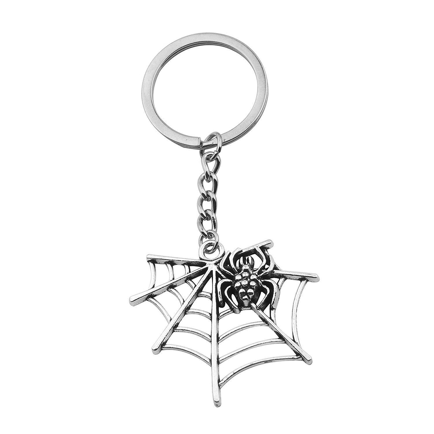 Europe And The United States Halloween Spider Web Shape Pendant Key Chain LadyShow.Store