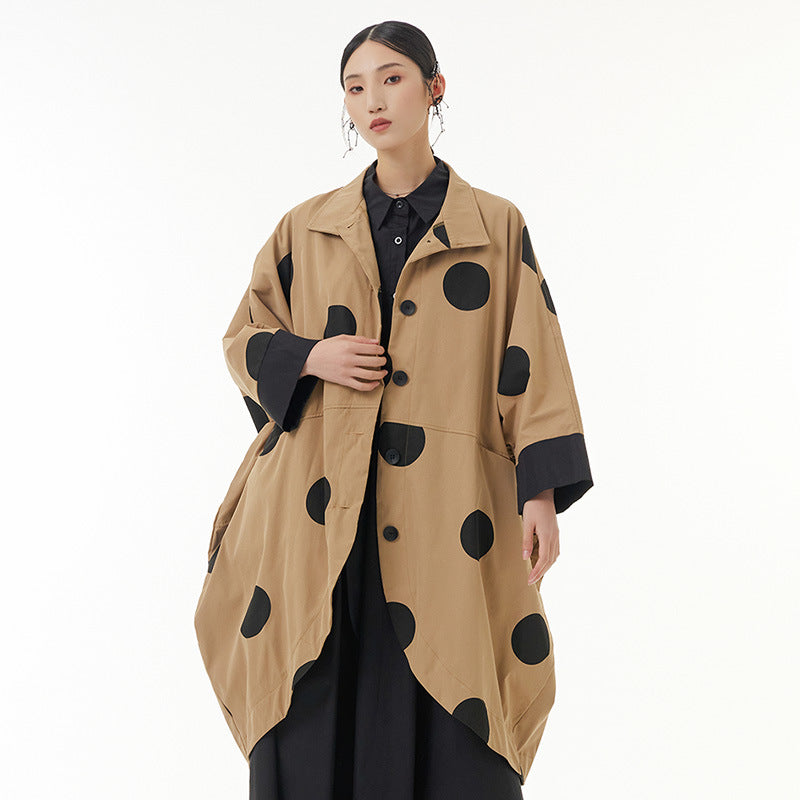 2023 Fashion Loose Plus Size Cotton Casual Jacket Pi-Mart