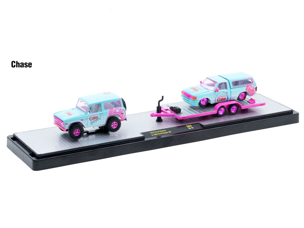 Auto Haulers "Coca-Cola" Set of 3 pieces Release S03 Limited Edition to 4800 pieces Worldwide 1/64 Diecast Model by M2 Machines LuxuryLifeWay Online Store