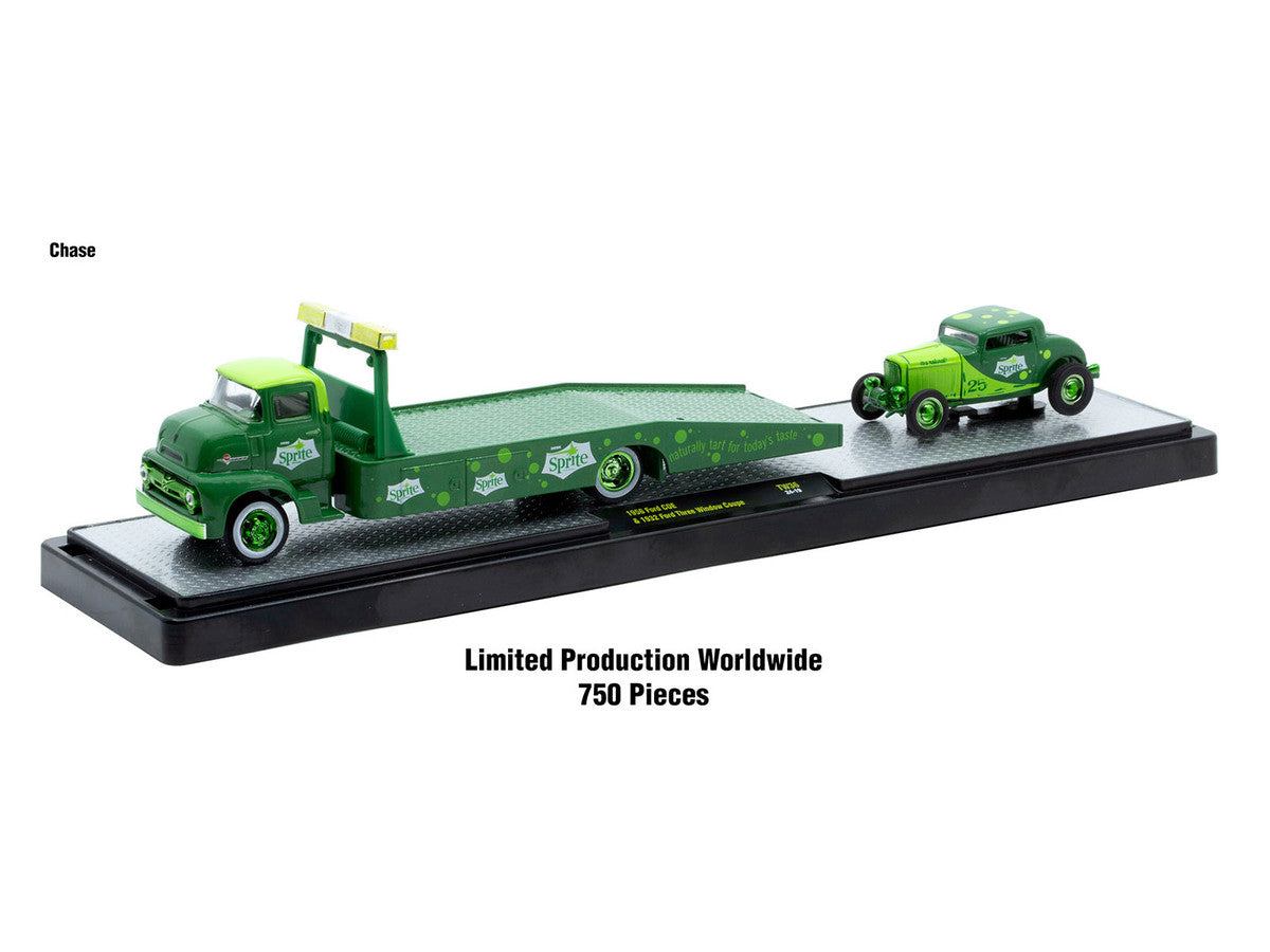Auto Haulers "Soda" Set of 3 pieces Release 36 Limited Edition to 8000 pieces Worldwide 1/64 Diecast Models by M2 Machines LuxuryLifeWay Online Store