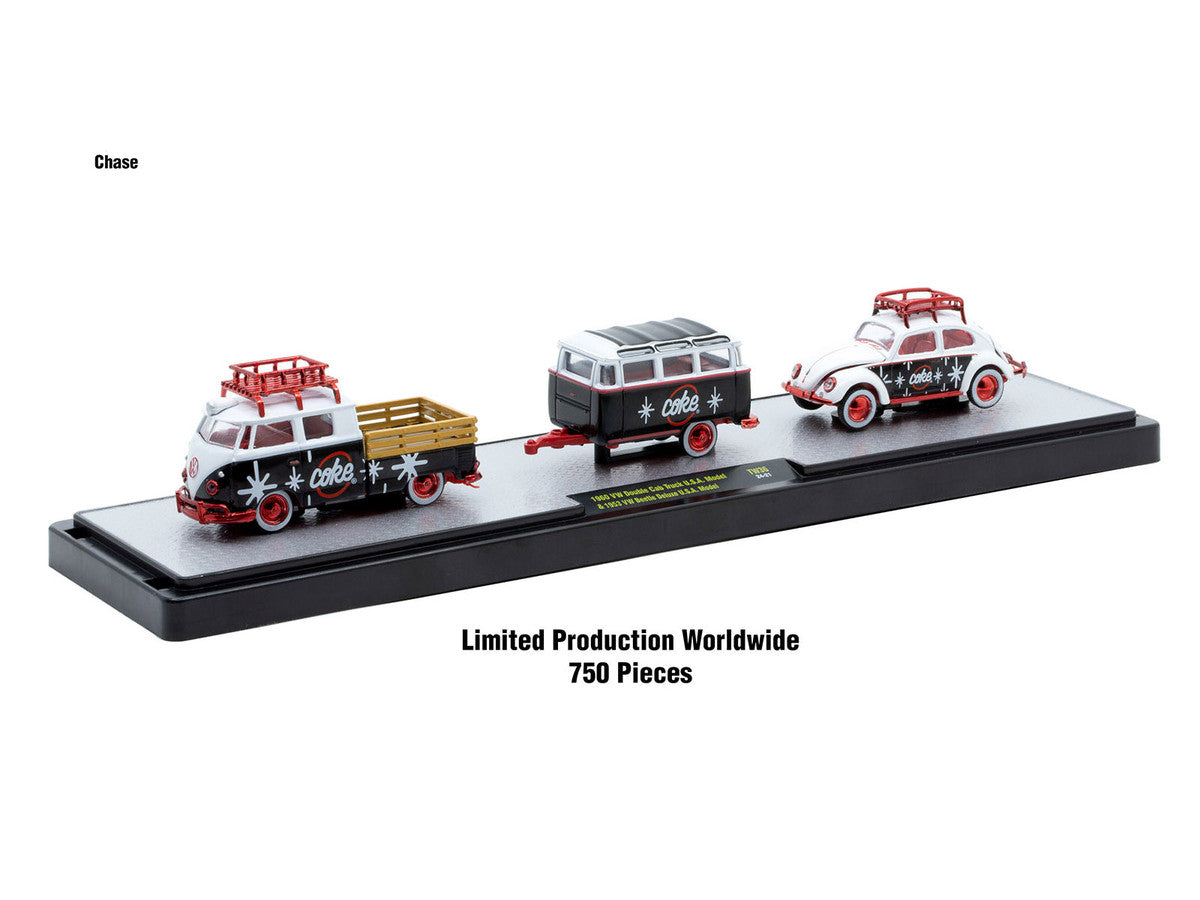 Auto Haulers "Soda" Set of 3 pieces Release 36 Limited Edition to 8000 pieces Worldwide 1/64 Diecast Models by M2 Machines LuxuryLifeWay Online Store