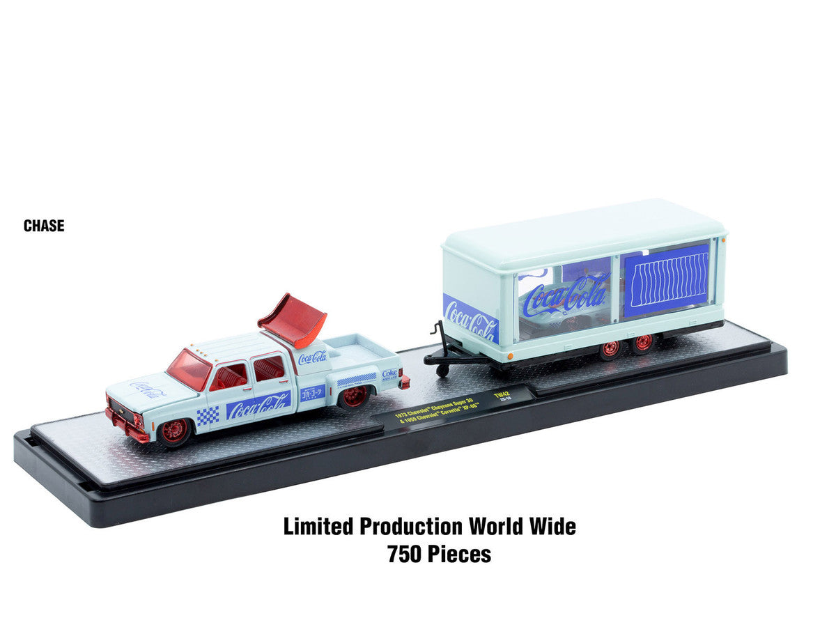 Auto Haulers "Coca-Cola" Set of 3 pieces Release 42 Limited Edition to 8200 pieces Worldwide 1/64 Diecast Models by M2 Machines LuxuryLifeWay Online Store