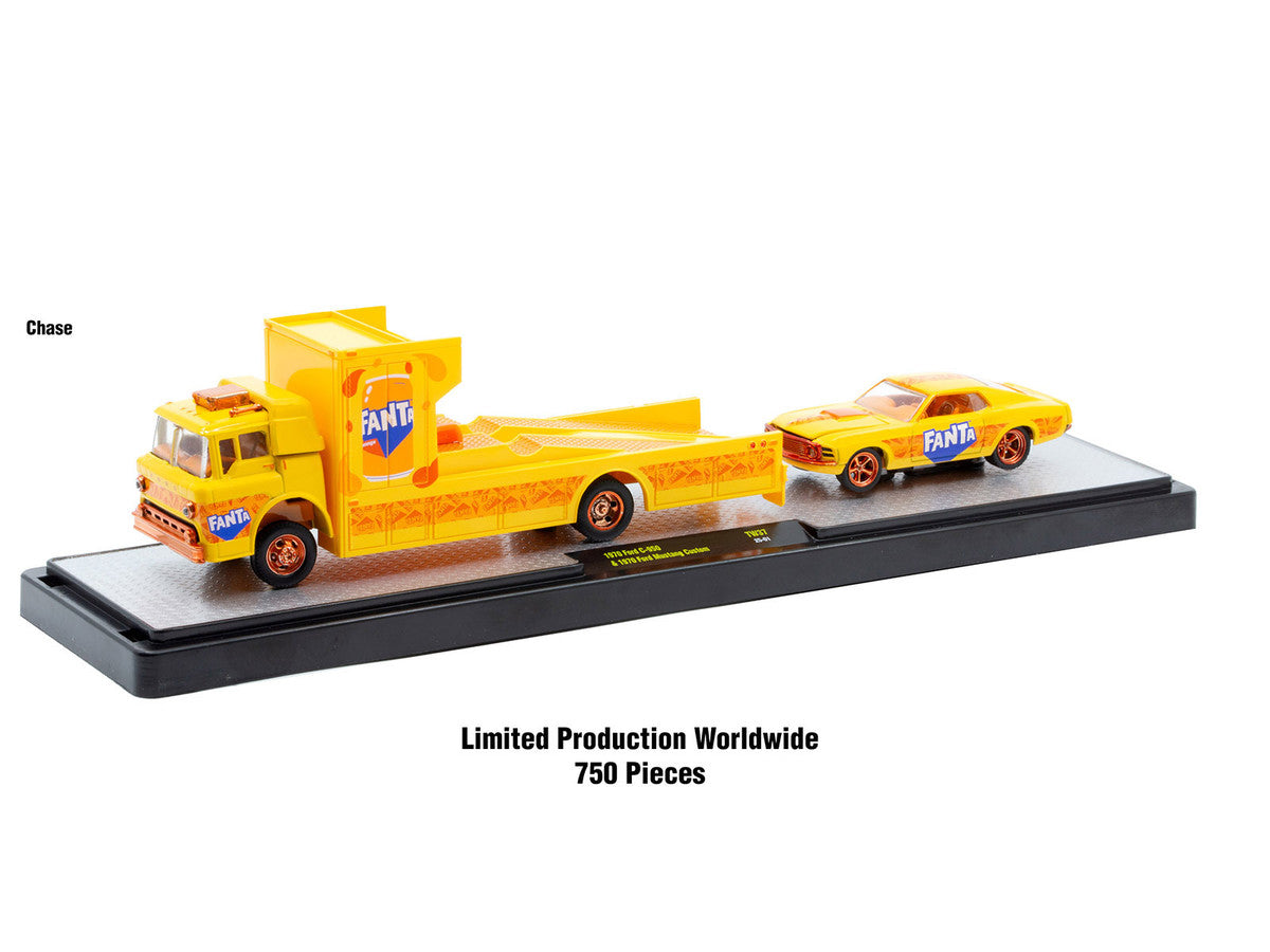 Auto Haulers "Soda" Set of 3 pieces Release 37 Limited Edition to 6000 pieces Worldwide 1/64 Diecast Models by M2 Machines LuxuryLifeWay Online Store