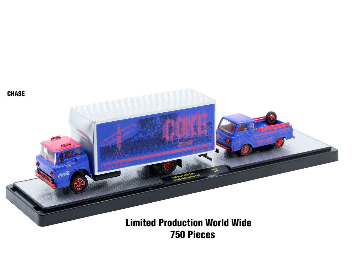 Auto Haulers "Coca-Cola" Set of 3 pieces Release 42 Limited Edition to 8200 pieces Worldwide 1/64 Diecast Models by M2 Machines LuxuryLifeWay Online Store
