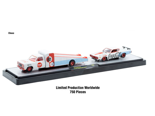 Auto Haulers "Soda" Set of 3 pieces Release 38 Limited Edition to 8000 pieces Worldwide 1/64 Diecast Models by M2 Machines LuxuryLifeWay Online Store