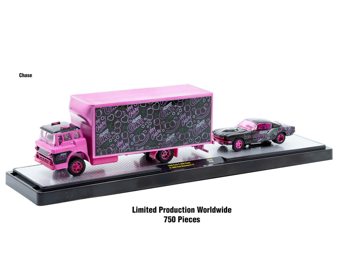 Auto Haulers "Soda" Set of 3 pieces Release 38 Limited Edition to 8000 pieces Worldwide 1/64 Diecast Models by M2 Machines LuxuryLifeWay Online Store