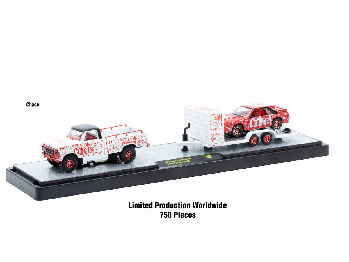 Auto Haulers "Soda" Set of 3 pieces Release 39 Limited Edition to 8000 pieces Worldwide 1/64 Diecast Models by M2 Machines LuxuryLifeWay Online Store