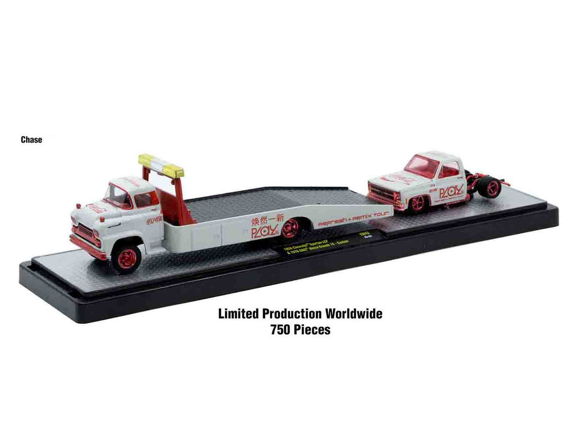 Auto Haulers "Coca-Cola" Set of 3 pieces Release 43 Limited Edition to 6200 pieces Worldwide 1/64 Diecast Models by M2 Machines LuxuryLifeWay Online Store