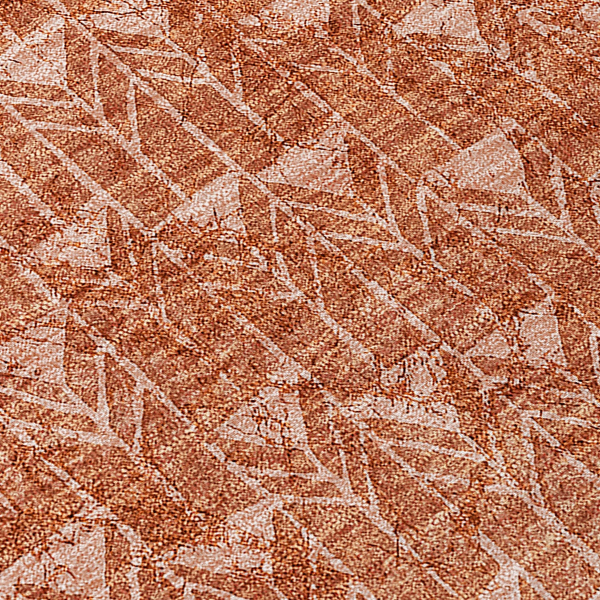 3' X 5' Terra Cotta Geometric Washable Non Skid Indoor Outdoor Area Rug LuxuryLifeWay Online Store