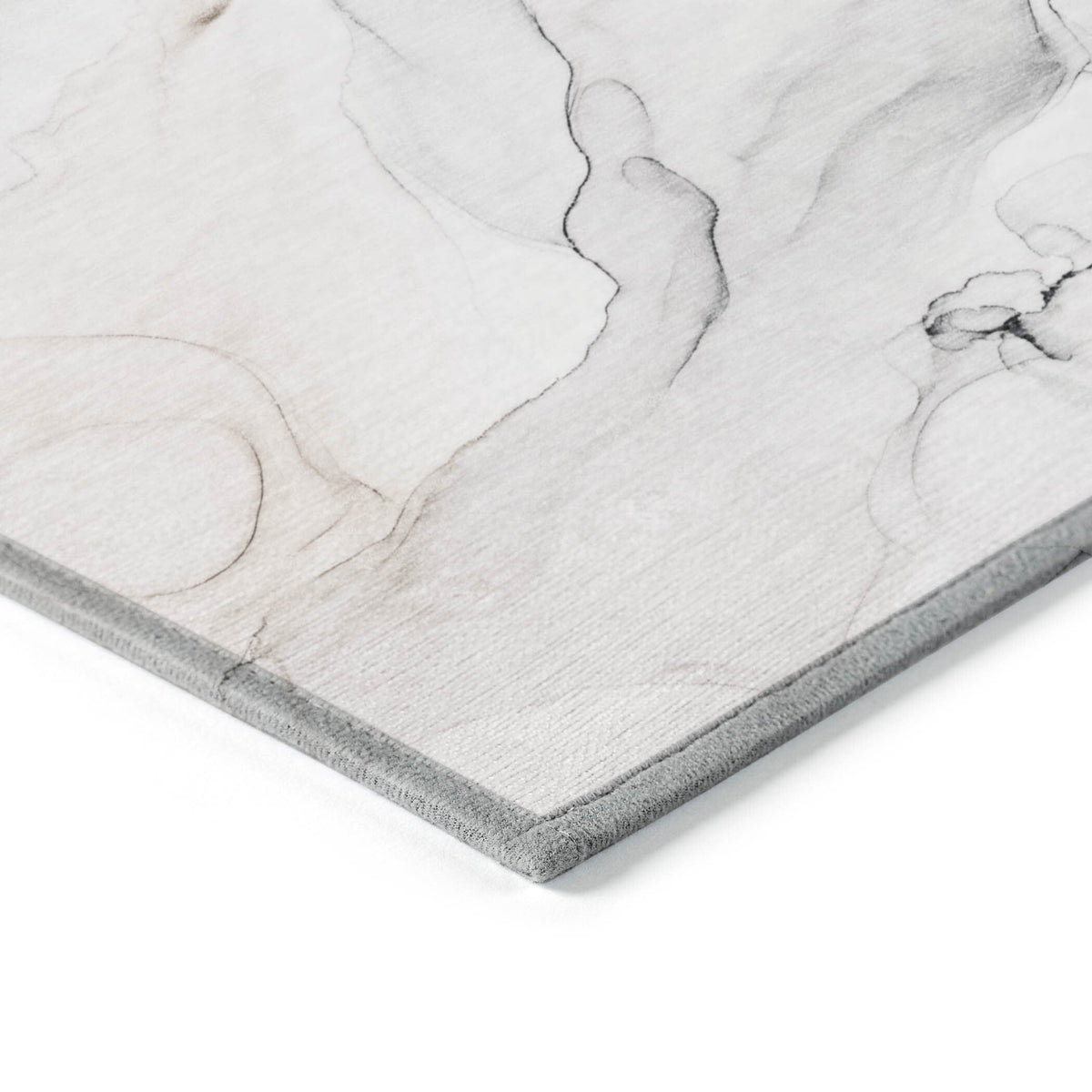 3' X 5' Beige Ivory and Gray Abstract Washable Non Skid Indoor Outdoor Area Rug LuxuryLifeWay Online Store