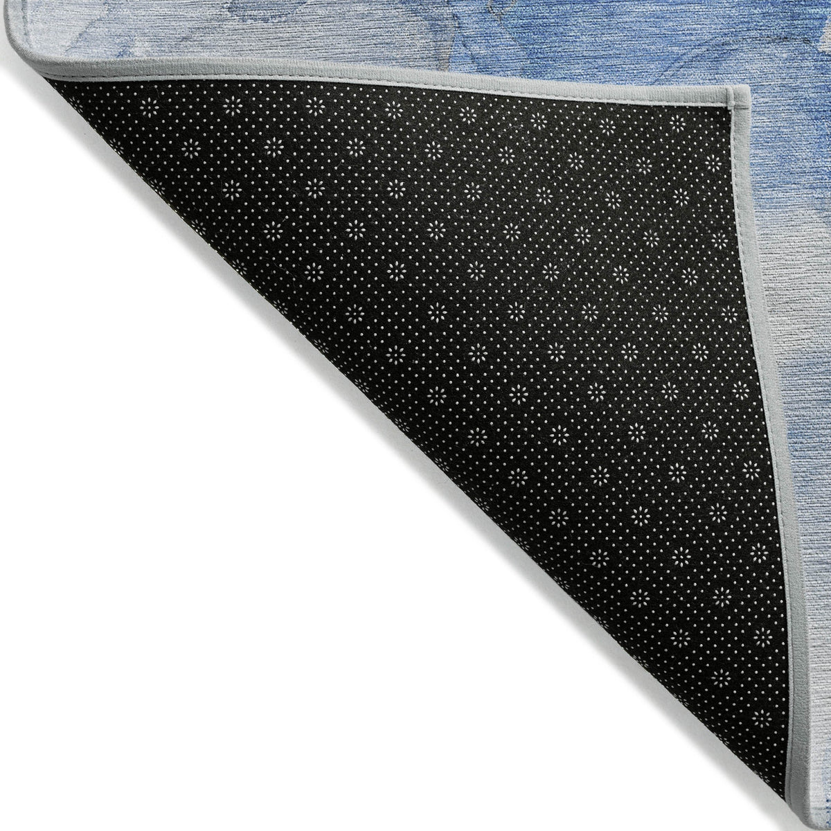 2' X 8' Navy Blue Abstract Washable Indoor Outdoor Runner Rug LuxuryLifeWay Online Store