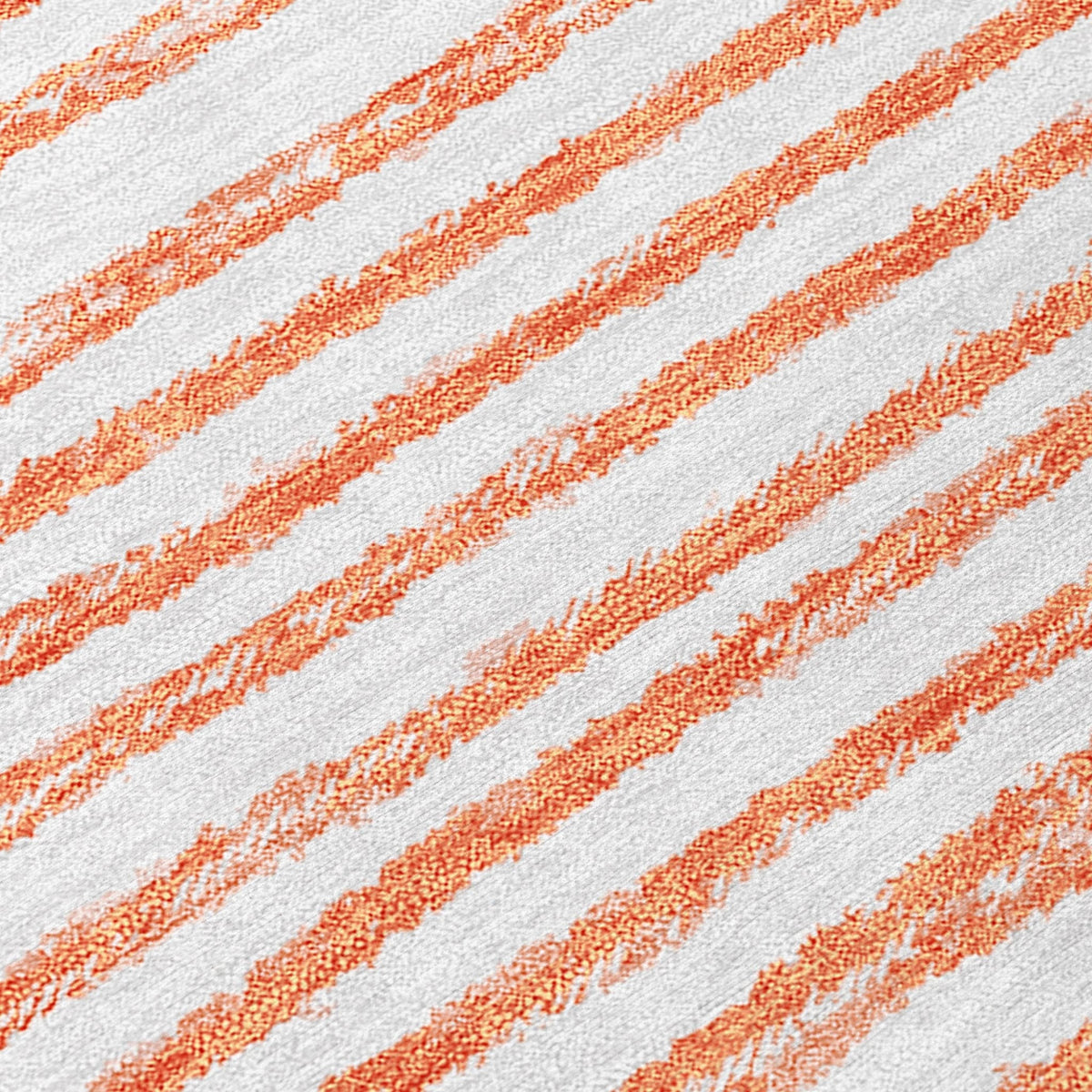 3' X 5' Orange and Ivory Abstract Washable Non Skid Indoor Outdoor Area Rug LuxuryLifeWay Online Store