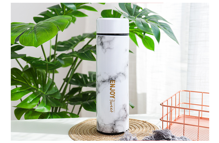 Marble Insulated Water Bottle and Cup LadyShow.Store
