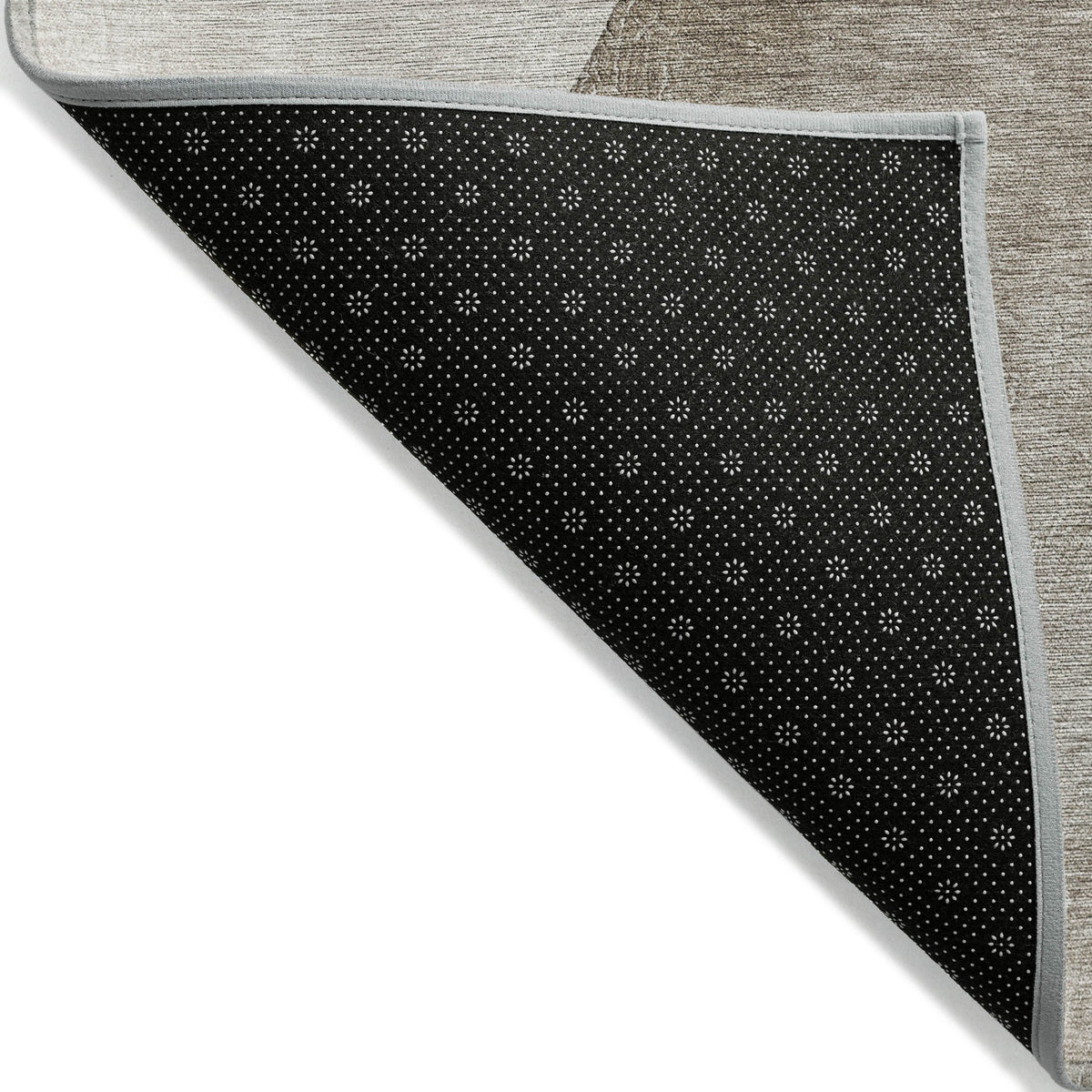 8' Runner Tan Brown and Gray Abstract Washable Non Skid Indoor Outdoor Runner Rug LuxuryLifeWay Online Store