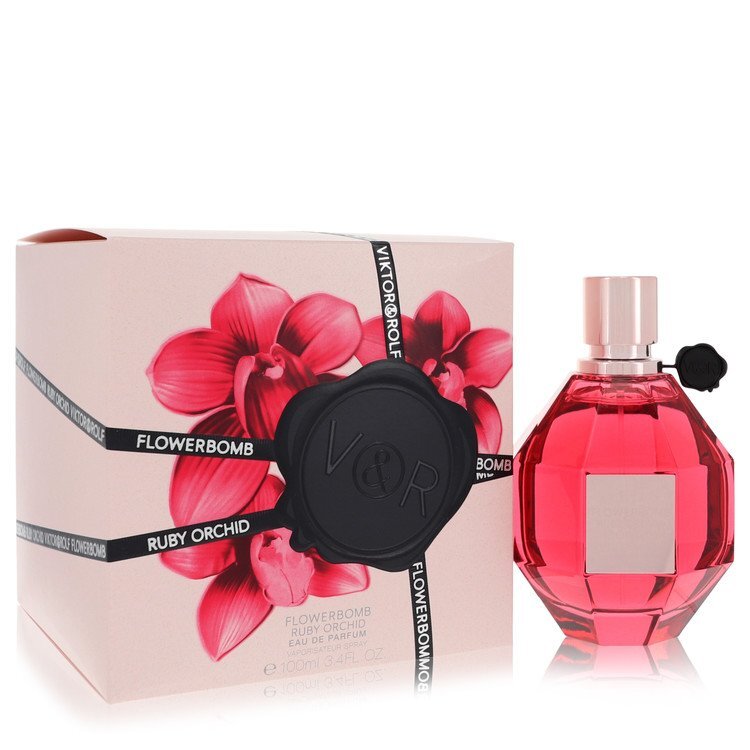 Flowerbomb Ruby Orchid by Viktor & Rolf Eau De Parfum Spray 3.4 oz (Women) LuxuryLifeWay Online Store
