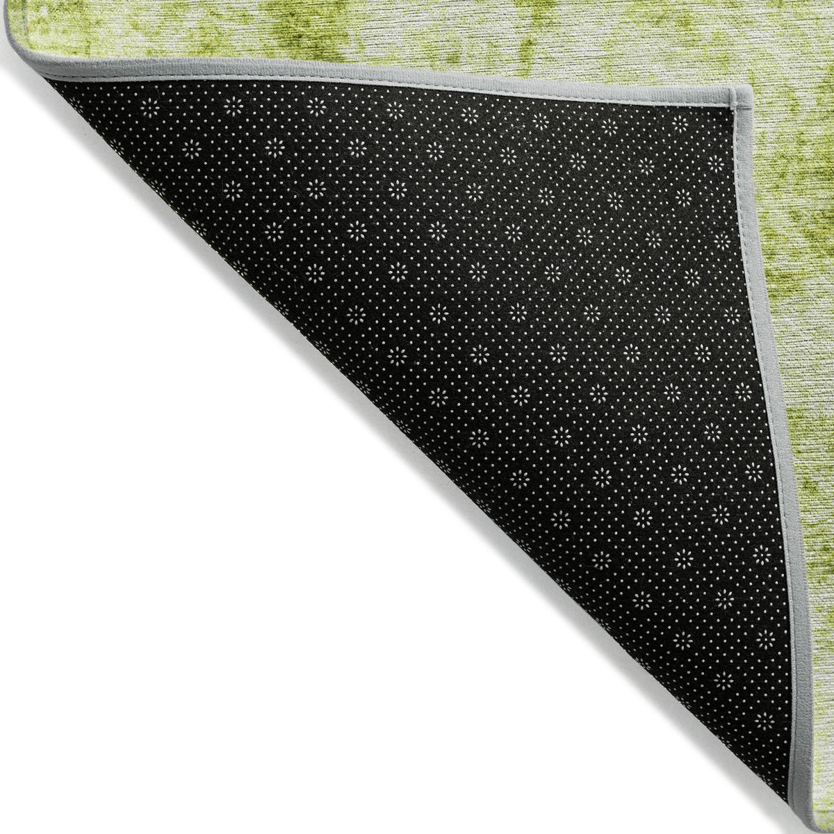 3' X 5' Lime Green Abstract Washable Non Skid Indoor Outdoor Area Rug LuxuryLifeWay Online Store