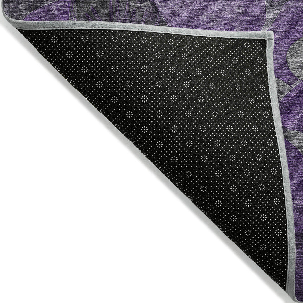 3' X 5' Purple Abstract Washable Indoor Outdoor Area Rug LuxuryLifeWay Online Store
