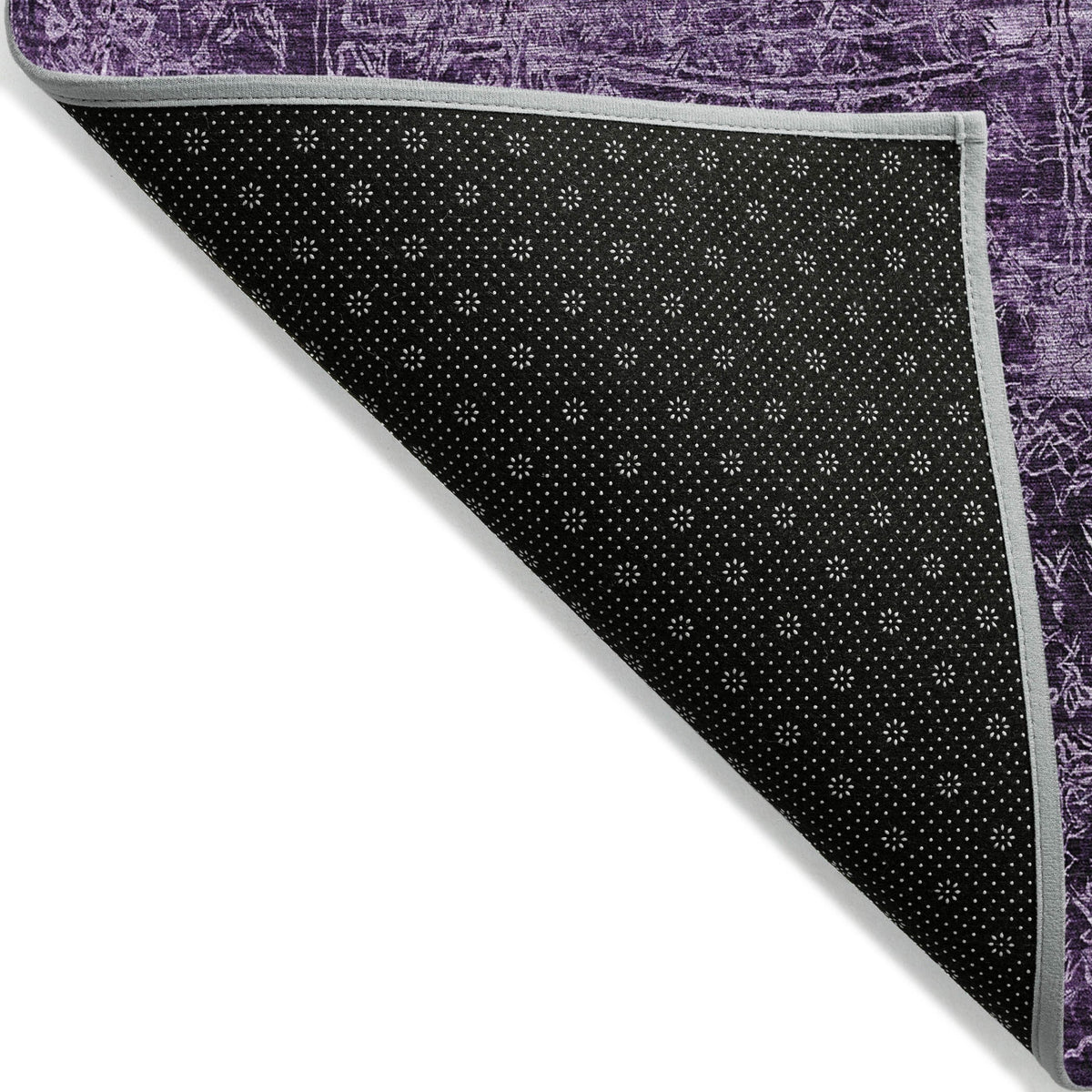 3' X 5' Purple Abstract Washable Non Skid Indoor Outdoor Area Rug LuxuryLifeWay Online Store
