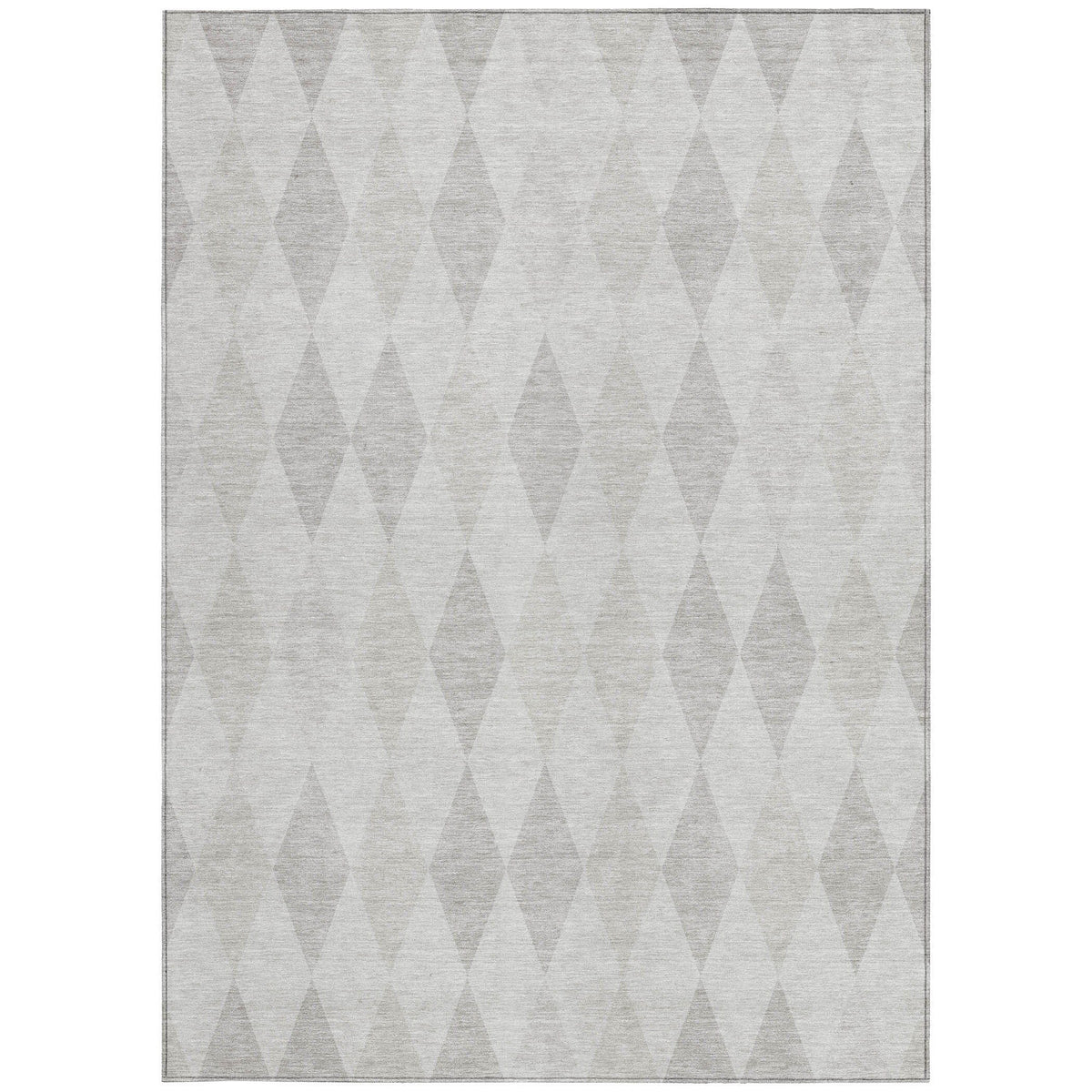 3' X 5' Gray Geometric Washable Non Skid Indoor Outdoor Area Rug LuxuryLifeWay Online Store