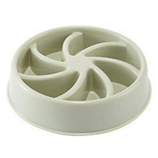 Plastic Pet Dogs And Cats Choke Prevention Slow Food Bowl Pets Fashion