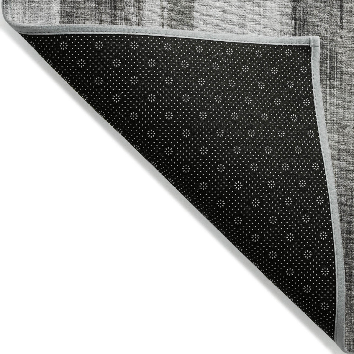 3' X 5' Gray and Black Abstract Washable Non Skid Indoor Outdoor Area Rug LuxuryLifeWay Online Store
