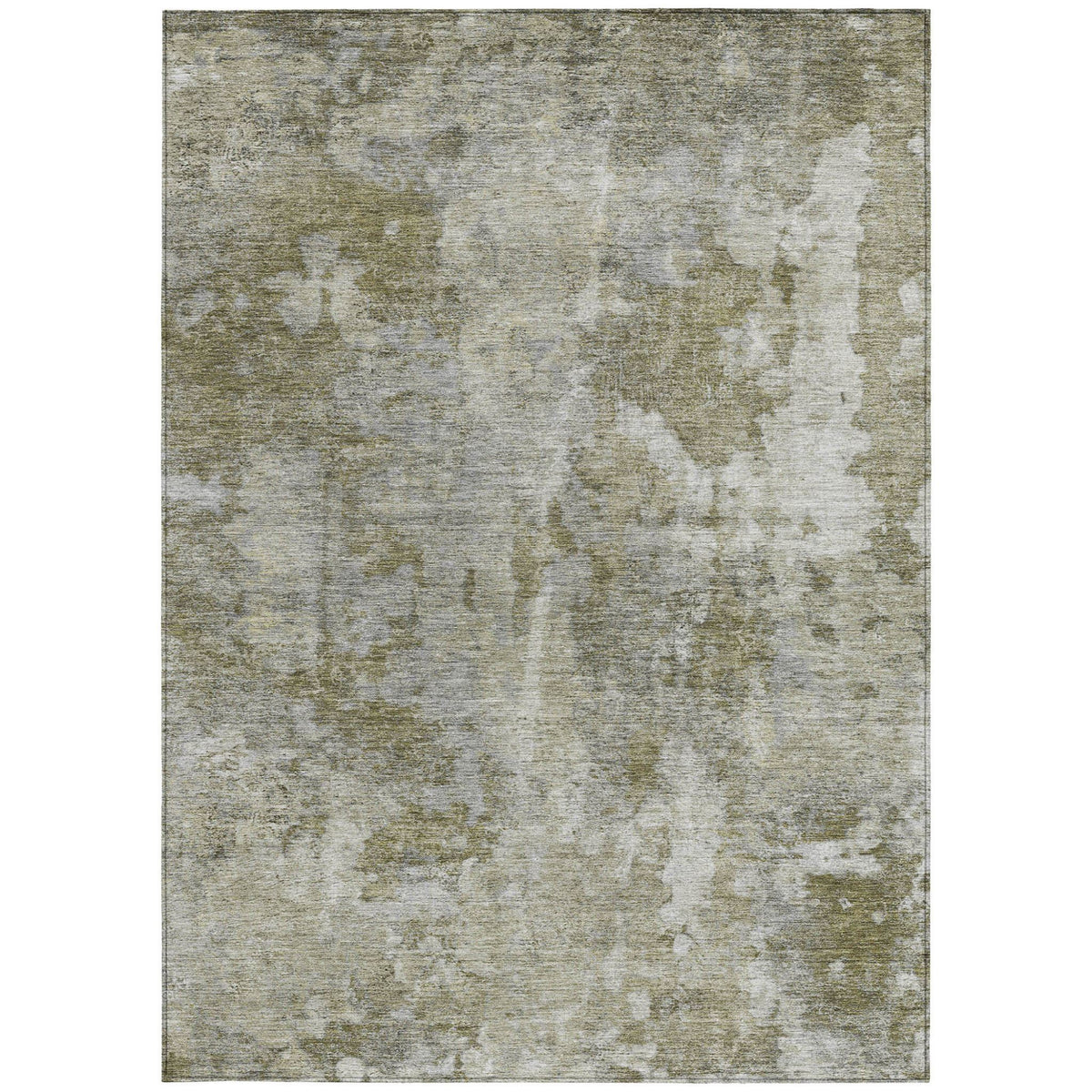 3' X 5' Green Abstract Washable Non Skid Indoor Outdoor Area Rug LuxuryLifeWay Online Store