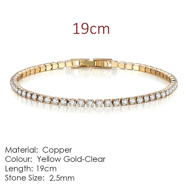 Fashion Multicolor Tennis Bracelet for Women Pi-Mart