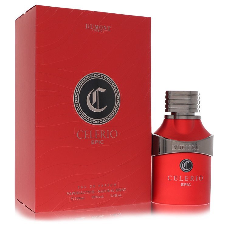 Dumont Celerio Epic by Dumont Paris Eau De Parfum Spray (Unisex) 3.4 oz (Men) LuxuryLifeWay Online Store