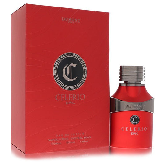 Dumont Celerio Epic by Dumont Paris Eau De Parfum Spray (Unisex) 3.4 oz (Men) LuxuryLifeWay Online Store