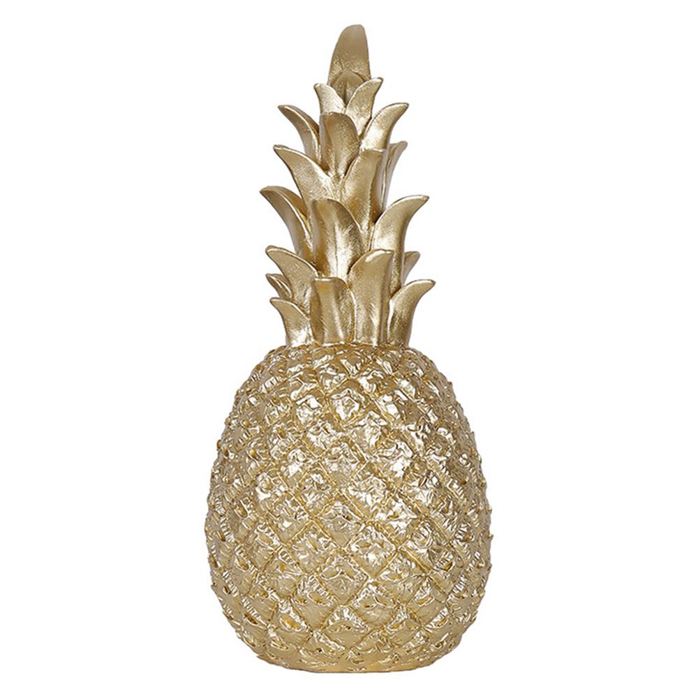 Gold Pineapple Resin Window Display Decor Pi-Mart