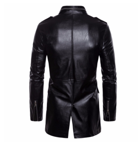 Men's Fashion Long Jacket with Four Pockets (B036) Pi-Mart
