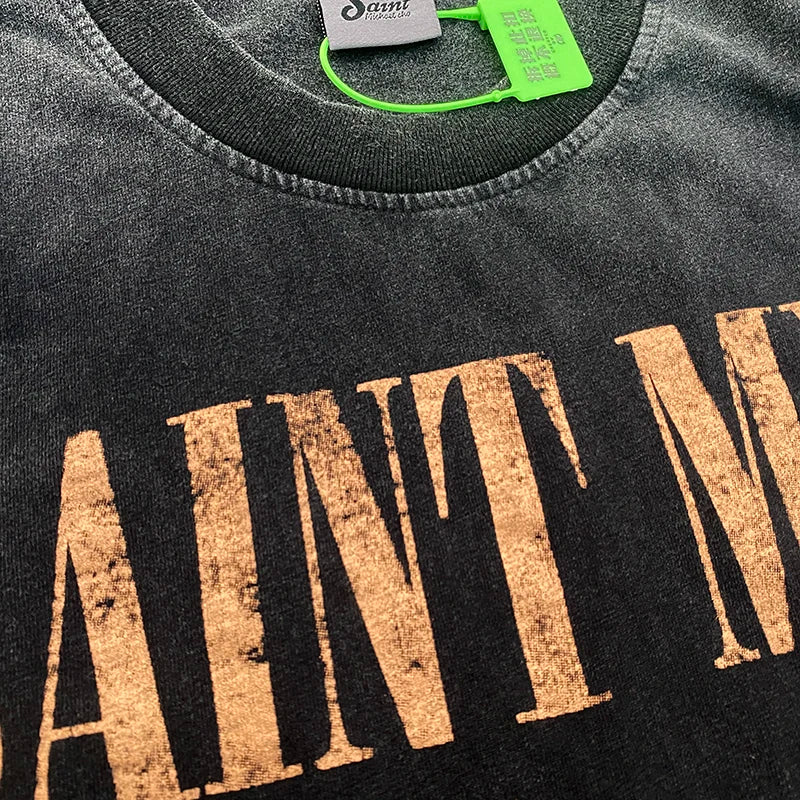 SAINT MICHAEL Vintage Heavyweight Casual T-shirt Large Pi-Mart