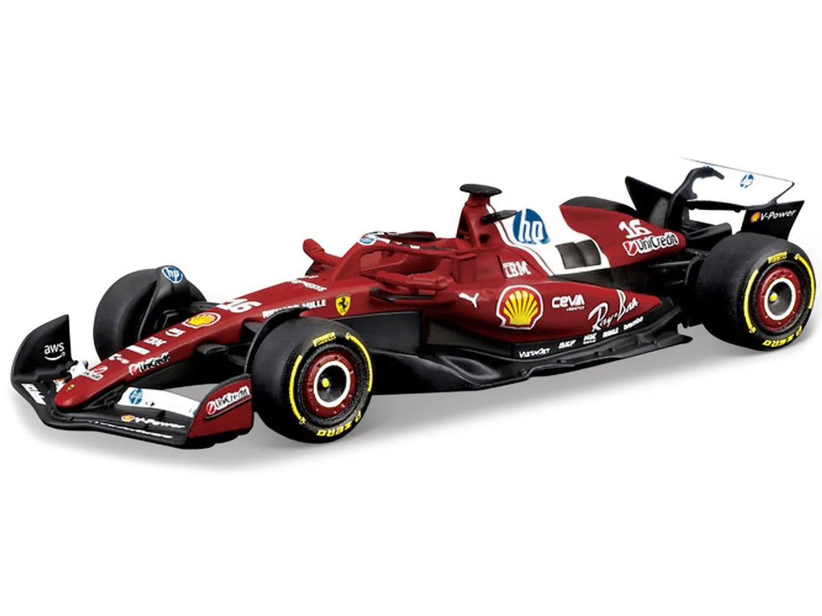 Ferrari SF-25 #16 Charles Leclerc Formula One F1 World Championship (2025) "Formula Racing" Series 1/64 Diecast Model Car by Bburago LuxuryLifeWay Online Store