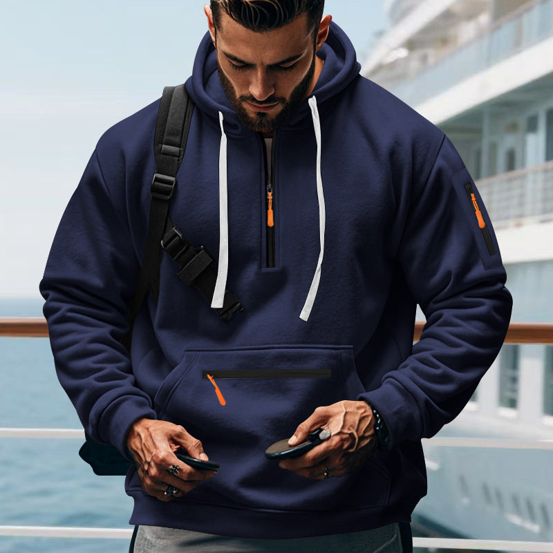 Casual Men's Sports Cargo Coat Regular Sleeve LadyShow.Store