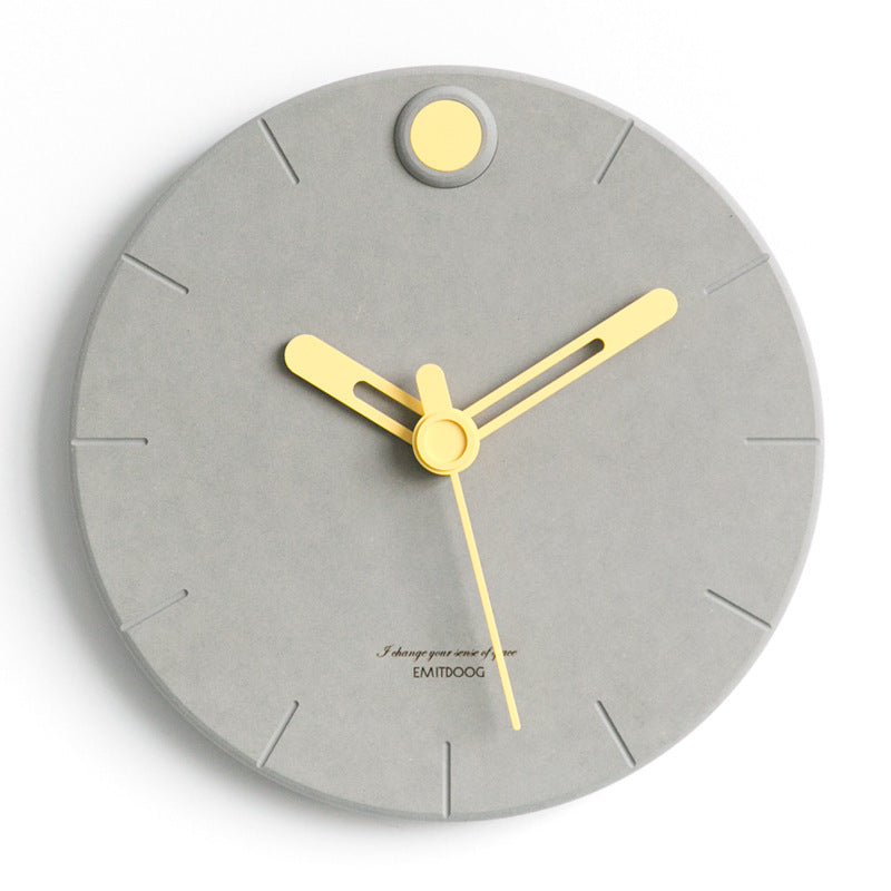 Simple creative wall clock PearlNestDecor.com